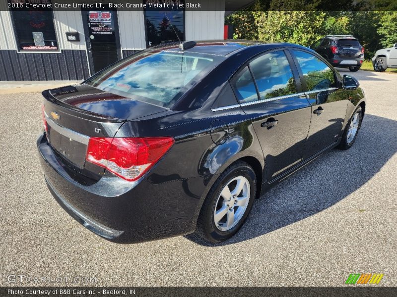 Black Granite Metallic / Jet Black 2016 Chevrolet Cruze Limited LT