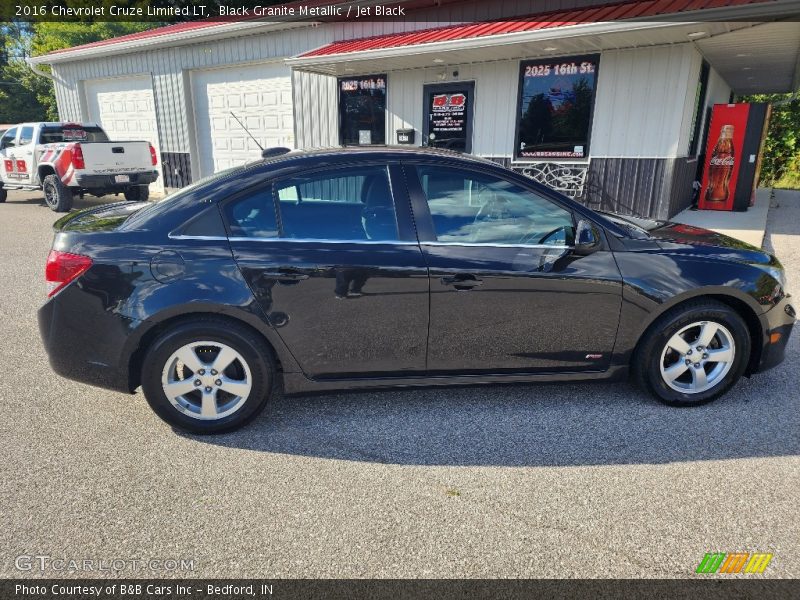 Black Granite Metallic / Jet Black 2016 Chevrolet Cruze Limited LT