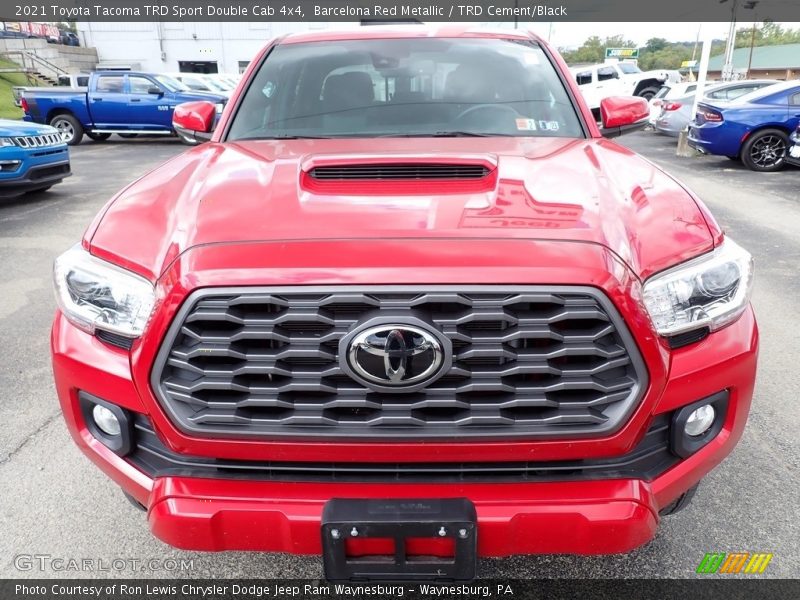 Barcelona Red Metallic / TRD Cement/Black 2021 Toyota Tacoma TRD Sport Double Cab 4x4
