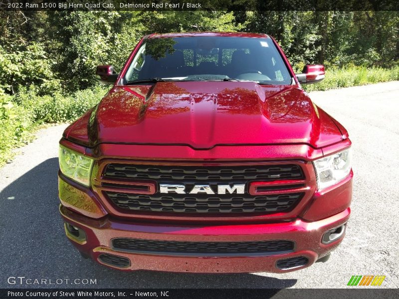 Delmonico Red Pearl / Black 2022 Ram 1500 Big Horn Quad Cab