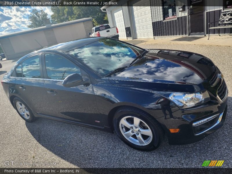 Black Granite Metallic / Jet Black 2016 Chevrolet Cruze Limited LT