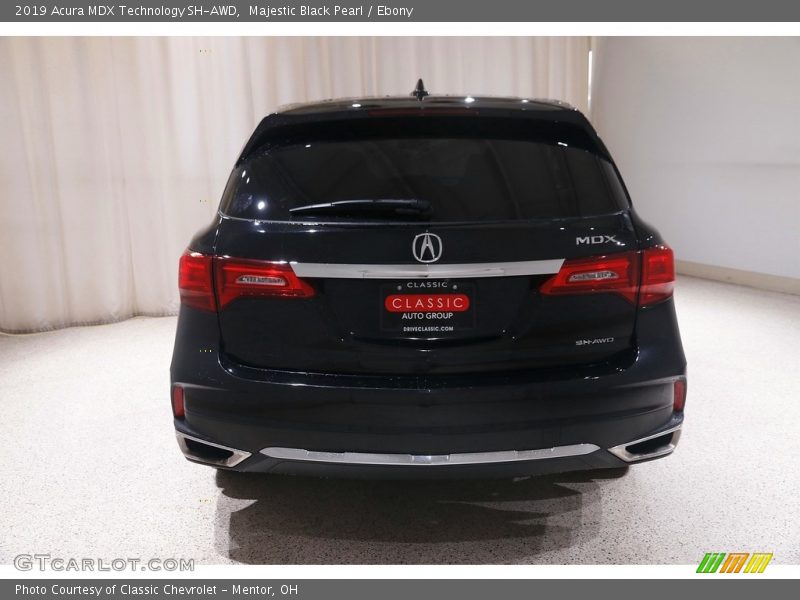 Majestic Black Pearl / Ebony 2019 Acura MDX Technology SH-AWD