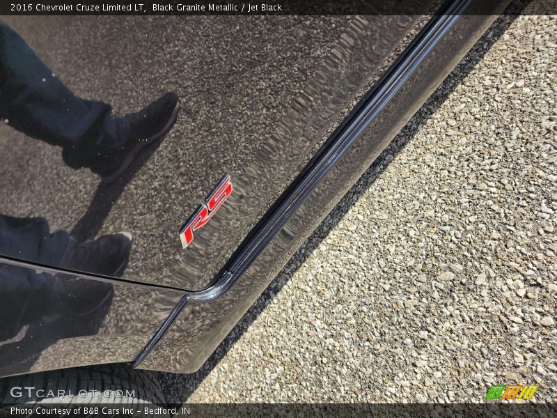 Black Granite Metallic / Jet Black 2016 Chevrolet Cruze Limited LT