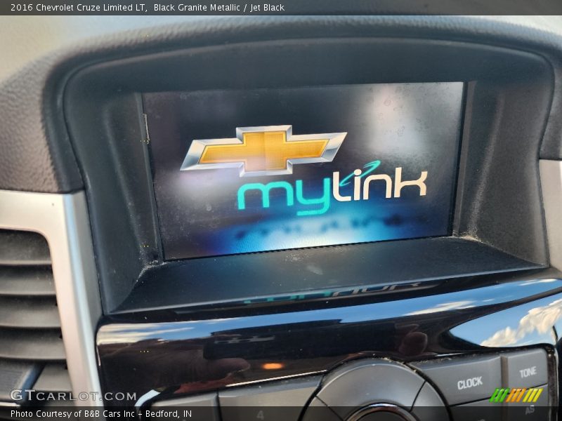 Black Granite Metallic / Jet Black 2016 Chevrolet Cruze Limited LT