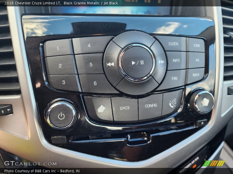 Black Granite Metallic / Jet Black 2016 Chevrolet Cruze Limited LT