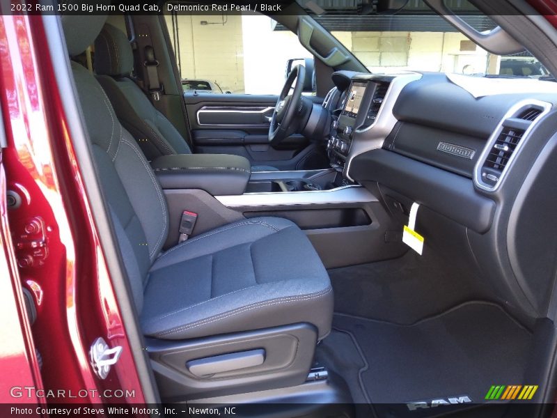Delmonico Red Pearl / Black 2022 Ram 1500 Big Horn Quad Cab