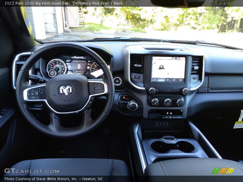 Delmonico Red Pearl / Black 2022 Ram 1500 Big Horn Quad Cab