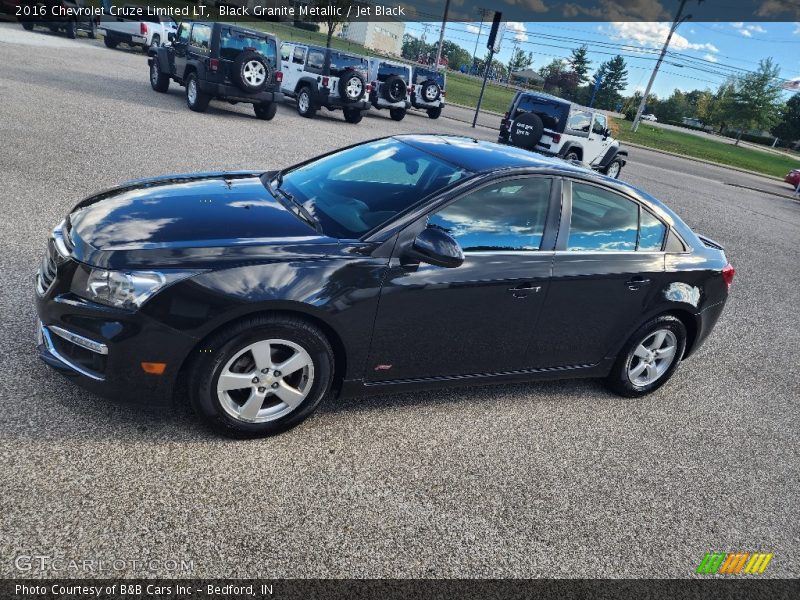 Black Granite Metallic / Jet Black 2016 Chevrolet Cruze Limited LT