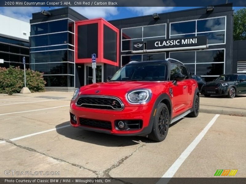 Chili Red / Carbon Black 2020 Mini Countryman Cooper S All4