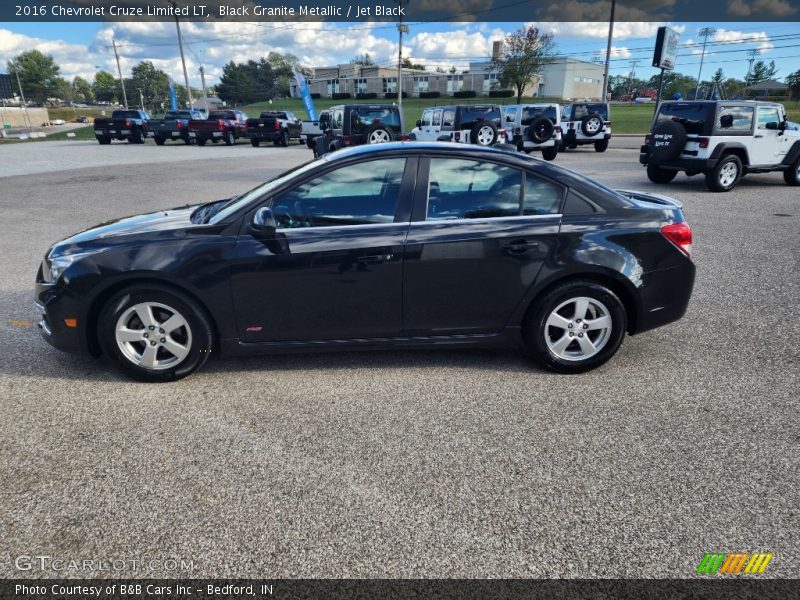 Black Granite Metallic / Jet Black 2016 Chevrolet Cruze Limited LT