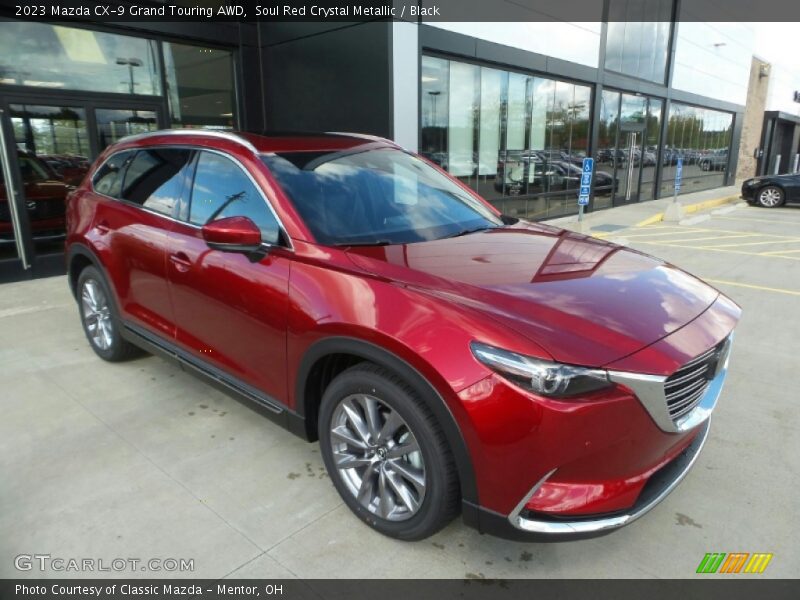 Soul Red Crystal Metallic / Black 2023 Mazda CX-9 Grand Touring AWD