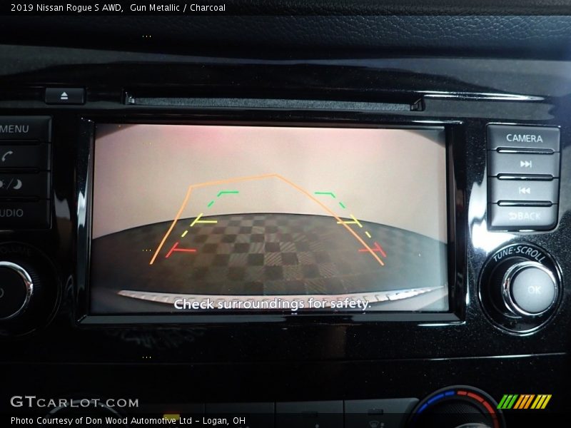 Gun Metallic / Charcoal 2019 Nissan Rogue S AWD