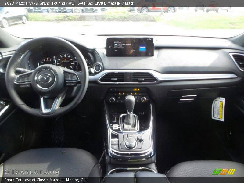 Soul Red Crystal Metallic / Black 2023 Mazda CX-9 Grand Touring AWD