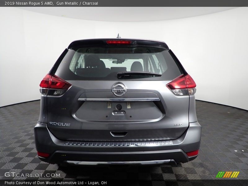 Gun Metallic / Charcoal 2019 Nissan Rogue S AWD