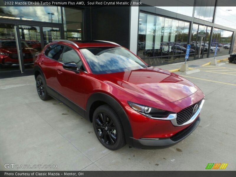 Soul Red Crystal Metallic / Black 2022 Mazda CX-30 Turbo Premium Plus AWD