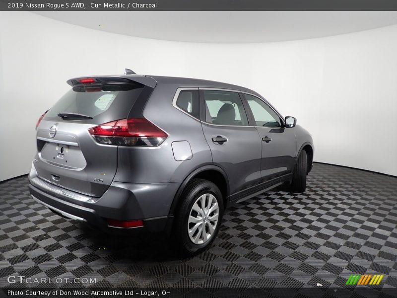 Gun Metallic / Charcoal 2019 Nissan Rogue S AWD