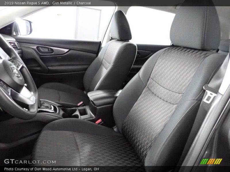 Gun Metallic / Charcoal 2019 Nissan Rogue S AWD