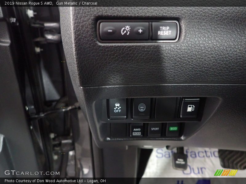 Gun Metallic / Charcoal 2019 Nissan Rogue S AWD