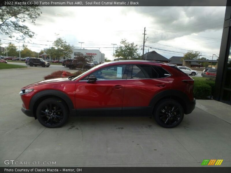 Soul Red Crystal Metallic / Black 2022 Mazda CX-30 Turbo Premium Plus AWD