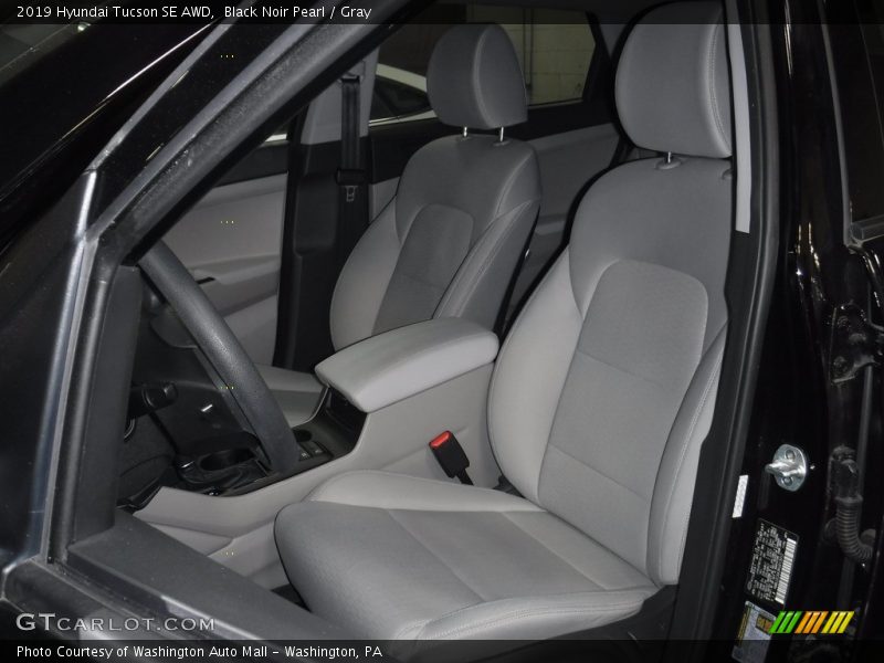 Black Noir Pearl / Gray 2019 Hyundai Tucson SE AWD