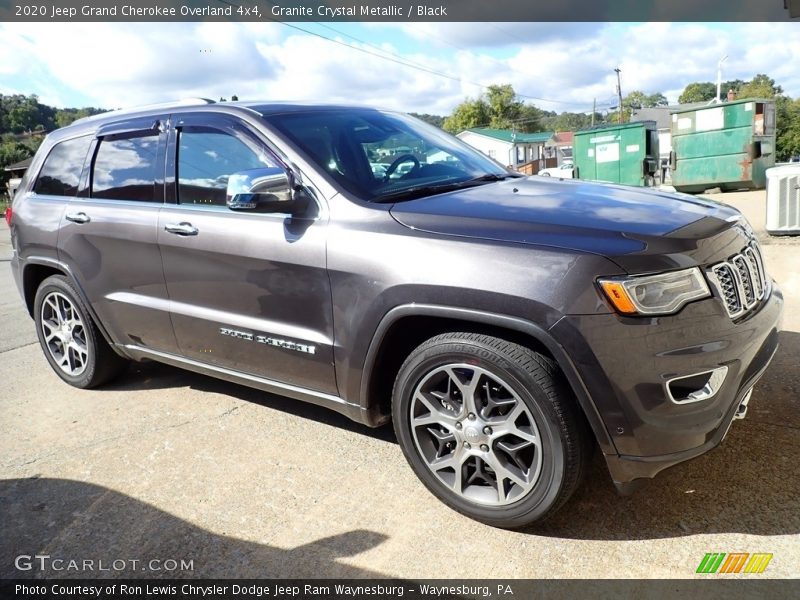 Granite Crystal Metallic / Black 2020 Jeep Grand Cherokee Overland 4x4