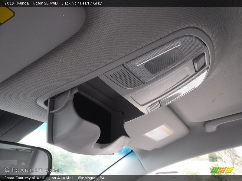 Black Noir Pearl / Gray 2019 Hyundai Tucson SE AWD