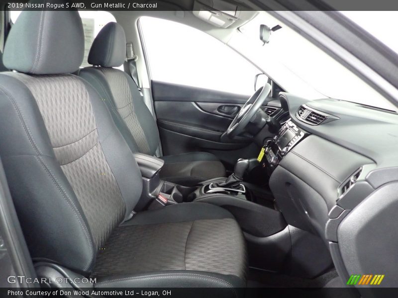 Gun Metallic / Charcoal 2019 Nissan Rogue S AWD