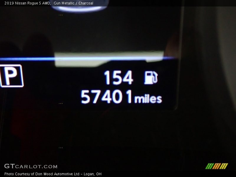 Gun Metallic / Charcoal 2019 Nissan Rogue S AWD