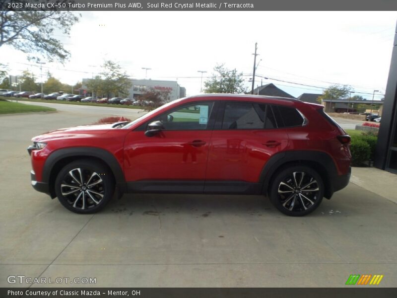 Soul Red Crystal Metallic / Terracotta 2023 Mazda CX-50 Turbo Premium Plus AWD