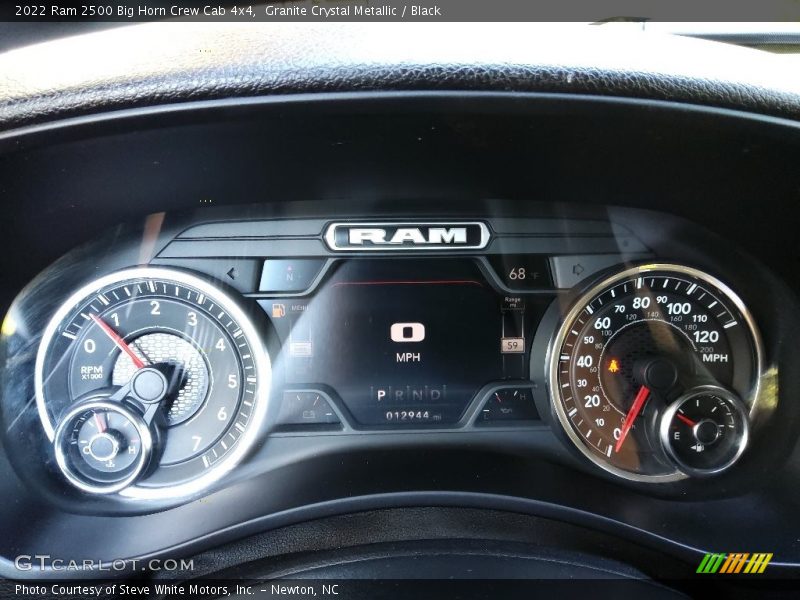 Granite Crystal Metallic / Black 2022 Ram 2500 Big Horn Crew Cab 4x4