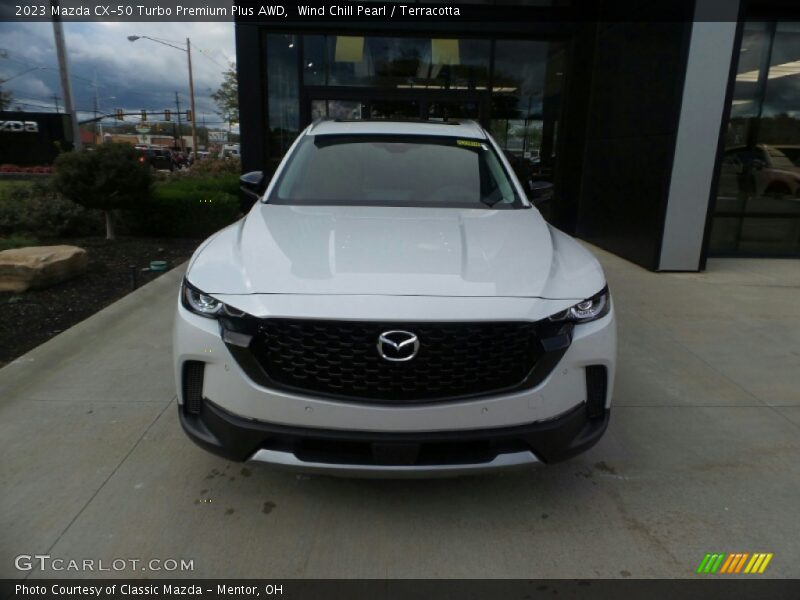 Wind Chill Pearl / Terracotta 2023 Mazda CX-50 Turbo Premium Plus AWD