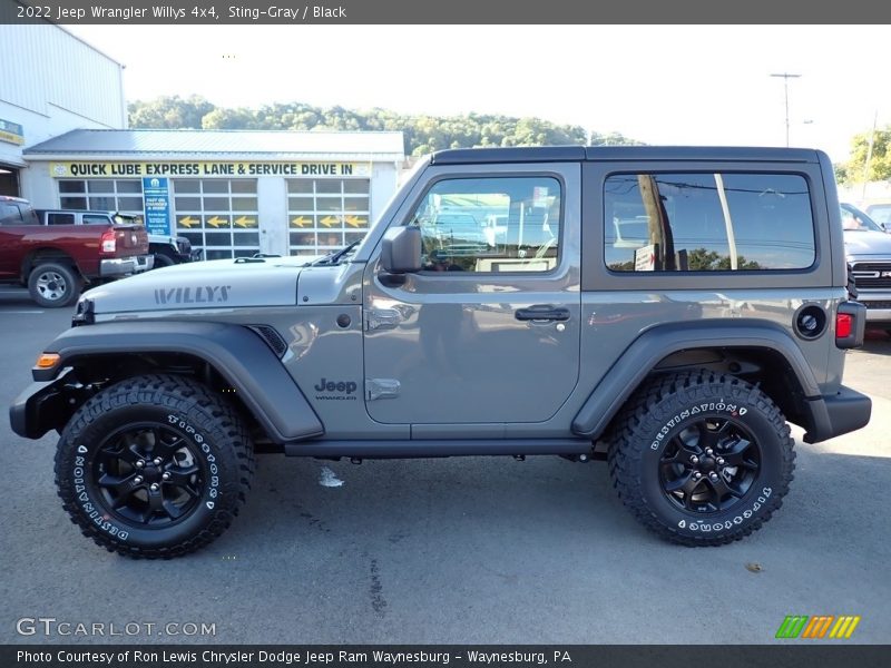 Sting-Gray / Black 2022 Jeep Wrangler Willys 4x4