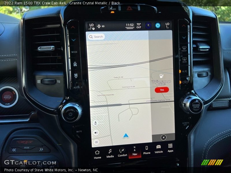 Navigation of 2022 1500 TRX Crew Cab 4x4
