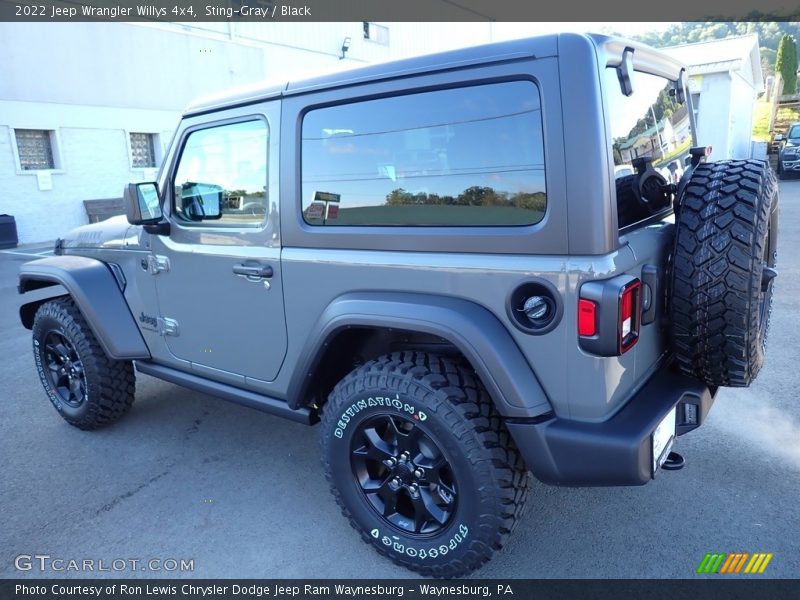 Sting-Gray / Black 2022 Jeep Wrangler Willys 4x4