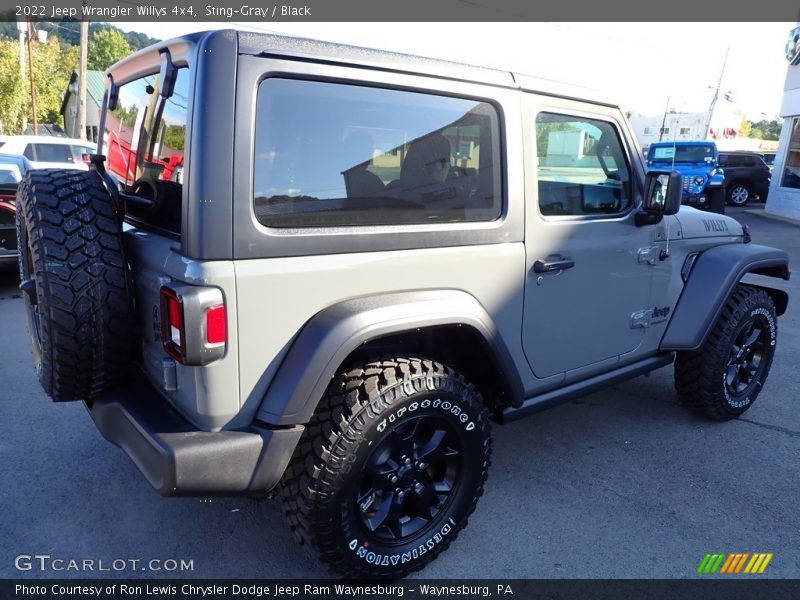 Sting-Gray / Black 2022 Jeep Wrangler Willys 4x4