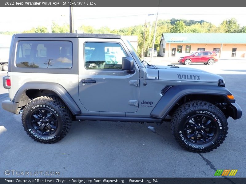 Sting-Gray / Black 2022 Jeep Wrangler Willys 4x4