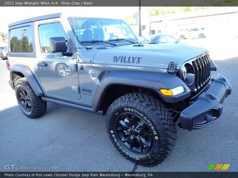 Sting-Gray / Black 2022 Jeep Wrangler Willys 4x4