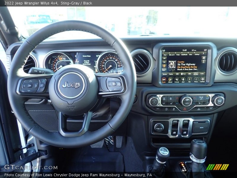 Sting-Gray / Black 2022 Jeep Wrangler Willys 4x4