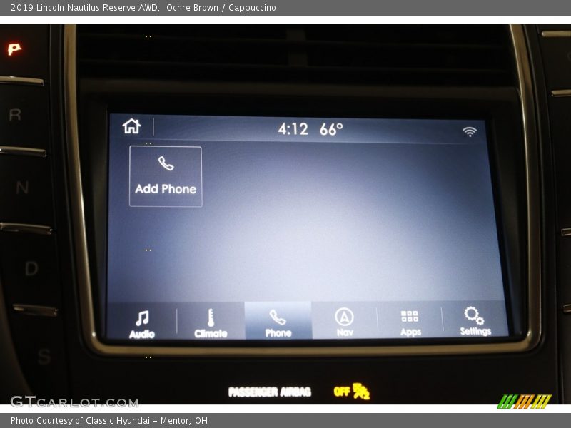 Ochre Brown / Cappuccino 2019 Lincoln Nautilus Reserve AWD