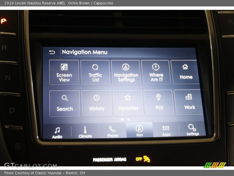 Ochre Brown / Cappuccino 2019 Lincoln Nautilus Reserve AWD