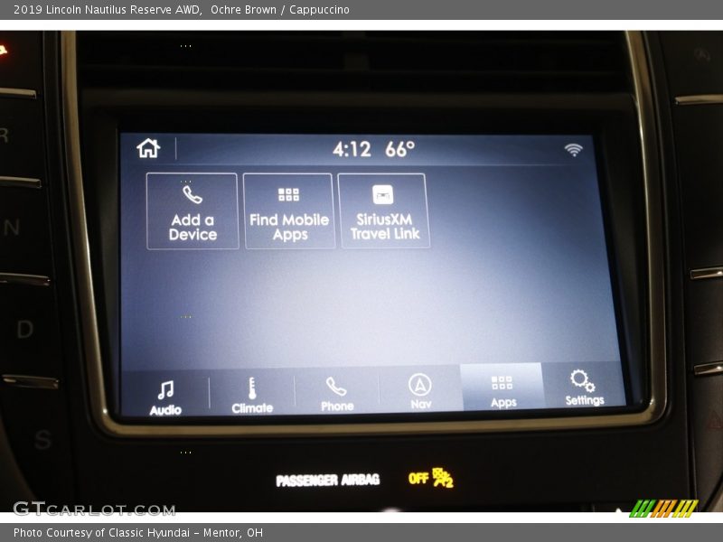 Ochre Brown / Cappuccino 2019 Lincoln Nautilus Reserve AWD