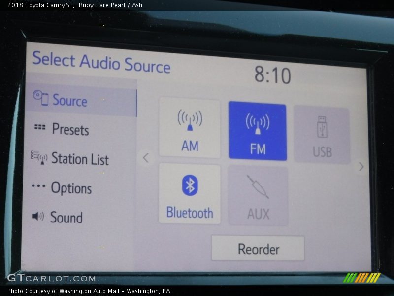 Ruby Flare Pearl / Ash 2018 Toyota Camry SE