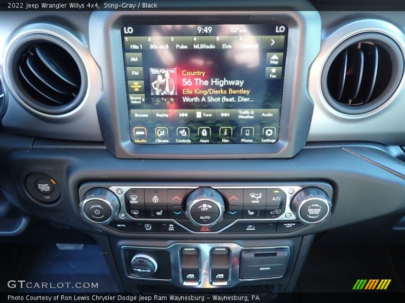 Sting-Gray / Black 2022 Jeep Wrangler Willys 4x4