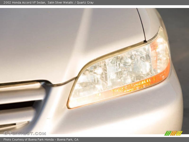 Satin Silver Metallic / Quartz Gray 2002 Honda Accord VP Sedan