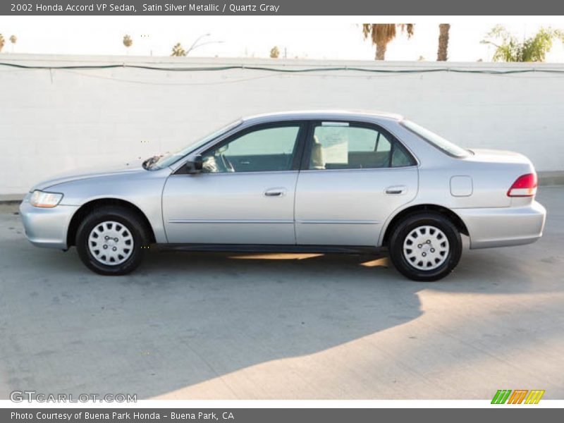 Satin Silver Metallic / Quartz Gray 2002 Honda Accord VP Sedan