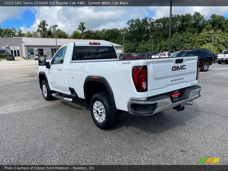 Summit White / Jet Black 2022 GMC Sierra 2500HD SLE Regular Cab 4WD