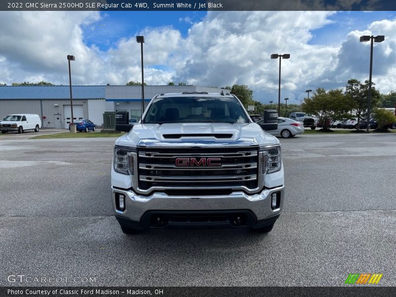 Summit White / Jet Black 2022 GMC Sierra 2500HD SLE Regular Cab 4WD