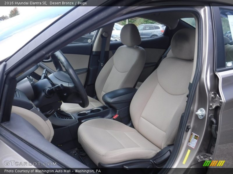 Desert Bronze / Beige 2016 Hyundai Elantra SE