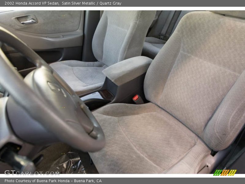 Satin Silver Metallic / Quartz Gray 2002 Honda Accord VP Sedan
