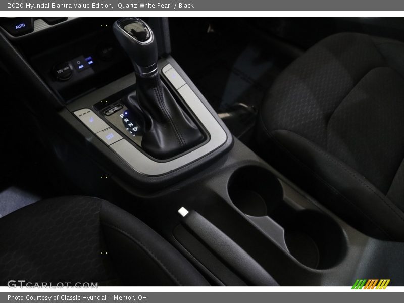 Quartz White Pearl / Black 2020 Hyundai Elantra Value Edition